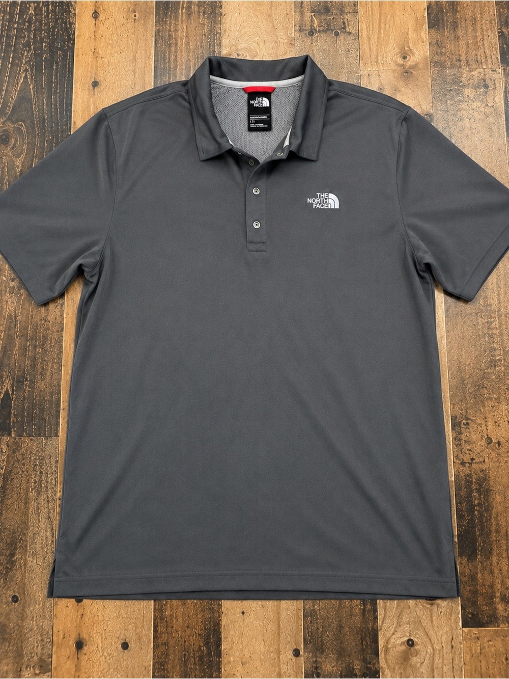 The North Face Men's Charcoal Gray Performance Polo